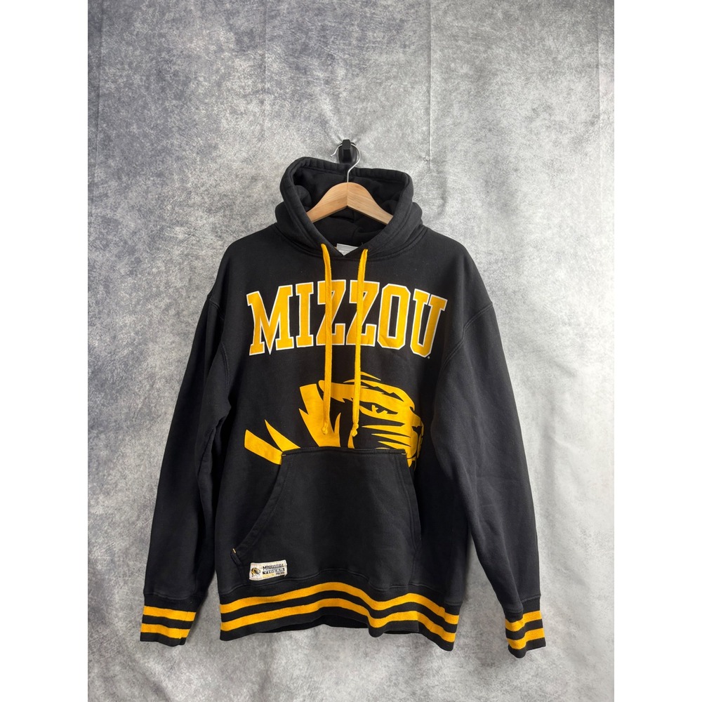Mizzou‎ Tigers University of Missouri Majestic Section 101 Hoodie Size Large VTG